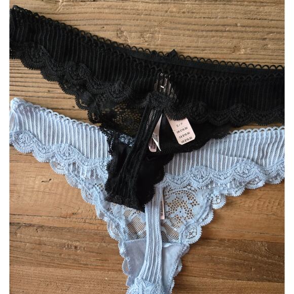 Victoria's Secret Dream Angels Lace Thong Bundle sz S New - Picture 5 of 5